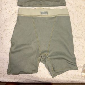 skims set in green- great condition just don’t wear- top: S bottoms: M